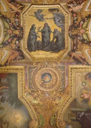 Frieden geschlossen in Aachen 1668, Deckenmalerei aus der Galerie des Glaces